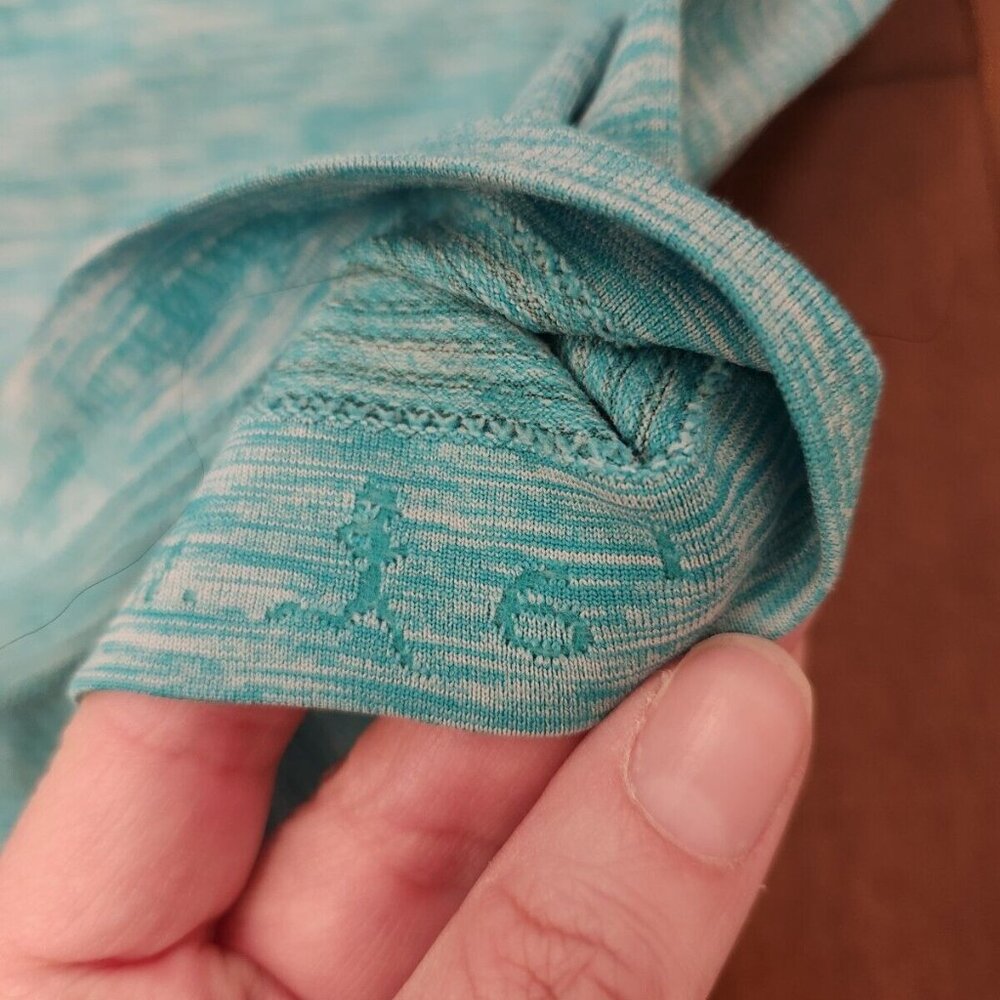Lululemon women's aqua blue swiftly tank top in size 6 - Picture 4 of 6